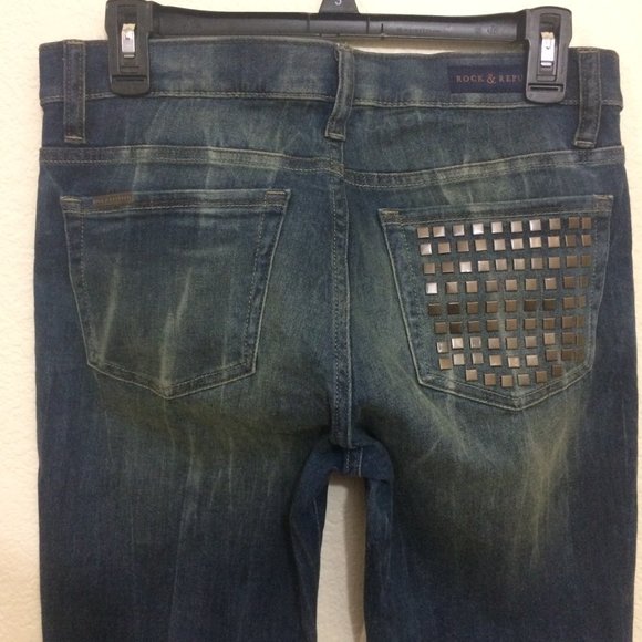 Rock & Republic Jeans Berlin Stud Pocket Detail - Picture 9 of 16